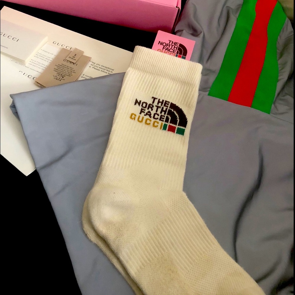 Gucci x Northface socks